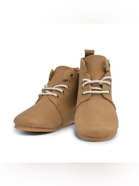 Piper Finn New Harriet Leather
High Top Hard Sole Oxfords Shoes in Tan NWOT